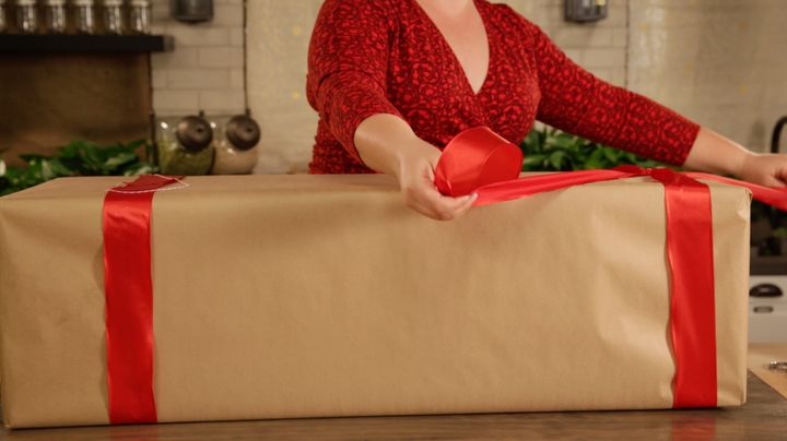 How To Wrap Oversized Gifts So They Look Sophisticated, Not Sloppy