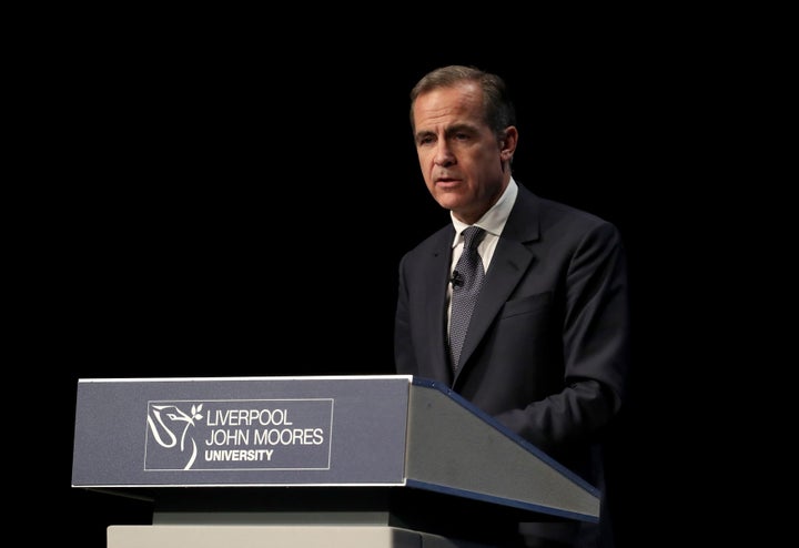 Bank of England Governor Mark Carney said millions of jobs in Britain are at risk of automation