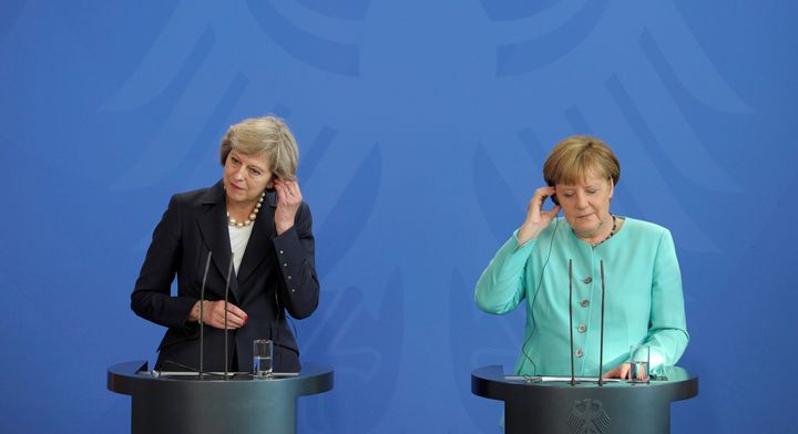 Theresa May and Angela Merkel have spoken about Britain's strategy for Brexit