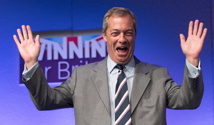 Nigel Farage is among those shortlisted for Time Person of the Year 2016