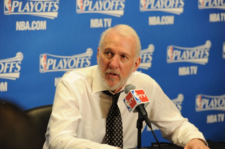 San Antonio Spurs coach Gregg Popovich hasn't been afraid to speak his mind since Nov. 8.