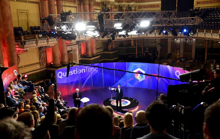 Question Time is the BBC's flagship political programme and airs on BBC One on Thursday evenings