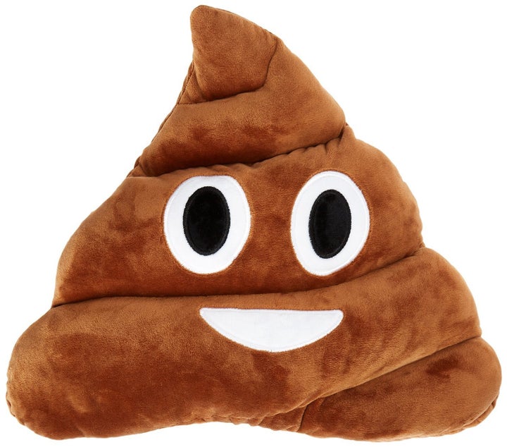 Poop emoji pillow, $4.75 at Amazon