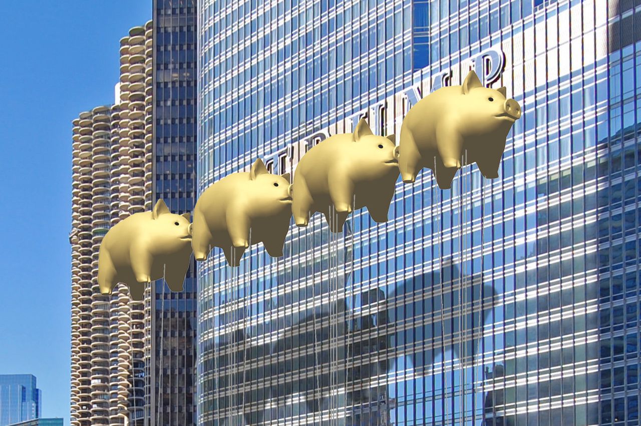 "Flying Pigs on Parade - a Chicago River folly," New World Design Ltd., November 2016