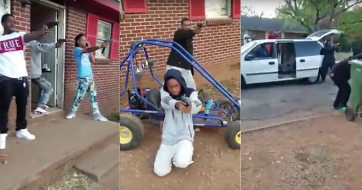 Alabama authorities raided a Huntsville property that appeared in a mannequin challenge video, arresting two people.