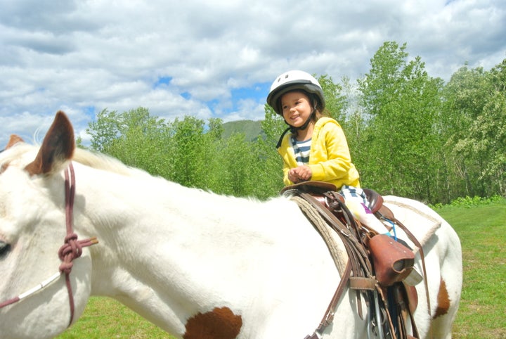 Zeesy horseback riding near Glacier National Park