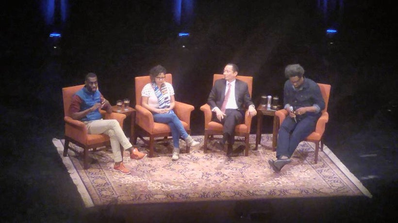 Deray McKesson, Favianna Rodriguez, Jeff Adachi, and W. Kamau Bell discuss “Equal Justice Post Obama,” December 5, 2016, San