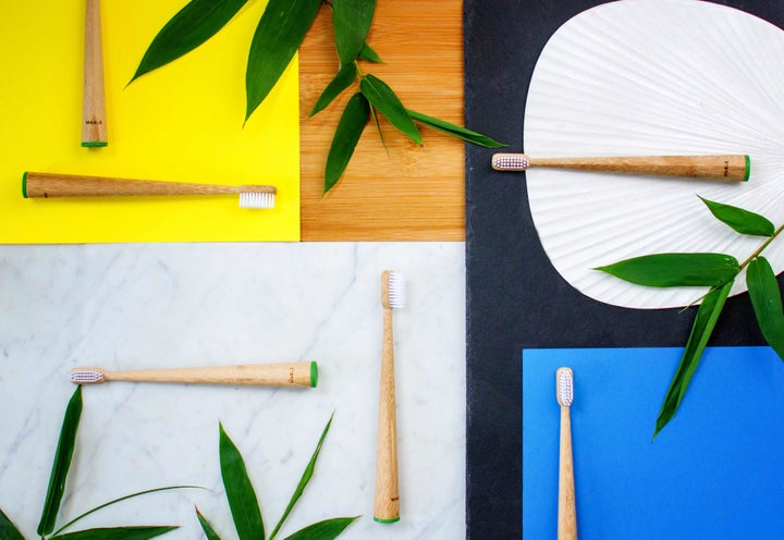 <p>A biodegradable toothbrush is just one example of the many sustainable alternatives out there.</p>