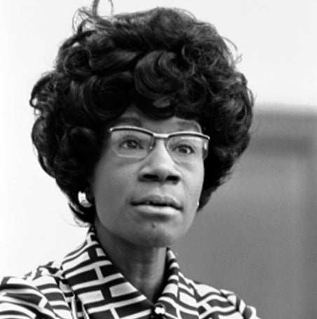 The late Shirley Chisholm.