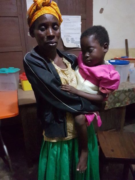 Sophie Sakala, 38, with her 6-year-old daughter, Abija. Both were diagnosed with sleeping sickness.