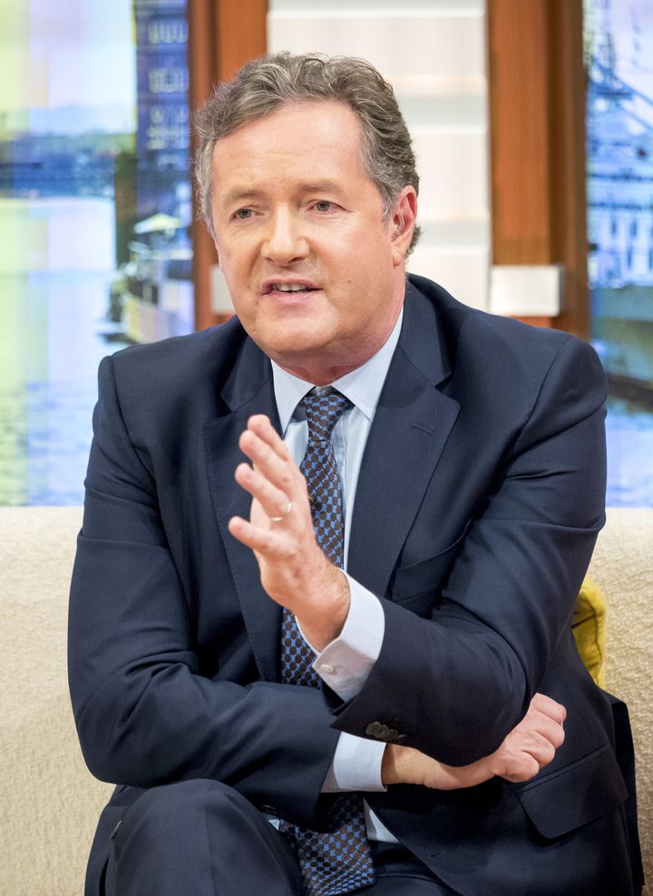 <strong>Piers Morgan has hit out at the Beckhams</strong>