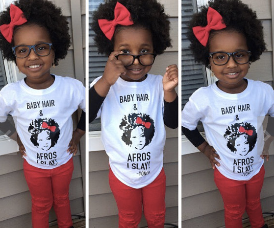 Baby Hair And Afros I Slay T-Shirt