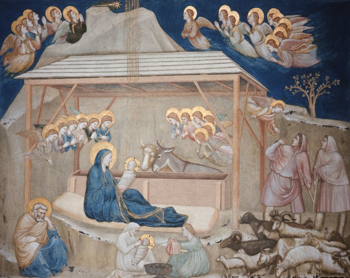 Pope Francis chose this image painted by the Italian artist Giotto for his Christmas card this year.