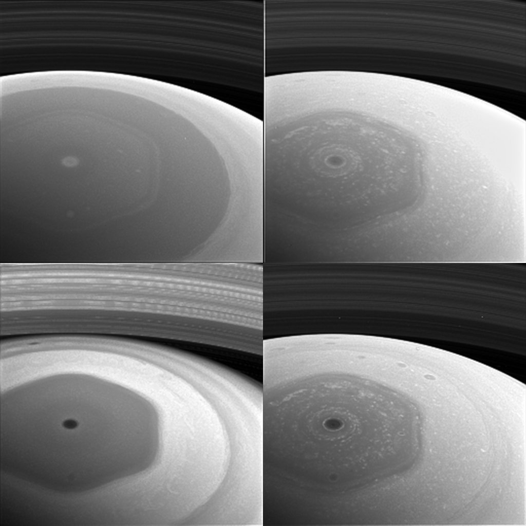 NASA's Cassini Probe Returns Stunning Close-Up Photos Of Saturn ...