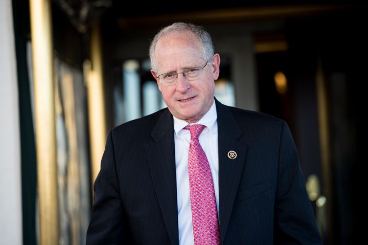 Rep. Mike Conaway (R-Texas) leaves the House Republican Conference meeting at the Capitol Hill Club on Nov. 3, 2015. Conaway worked on a report about food stamps that was released on Wednesday. 