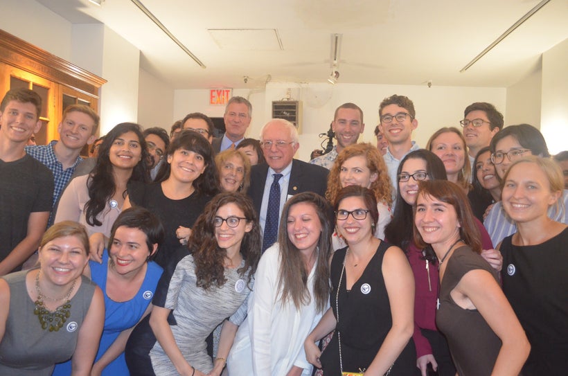 Meeting with U.S. Senator Bernie Sanders and New York City Mayor Bill de Blasio
