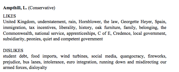 Lord Ampthill's election pitch in 2013