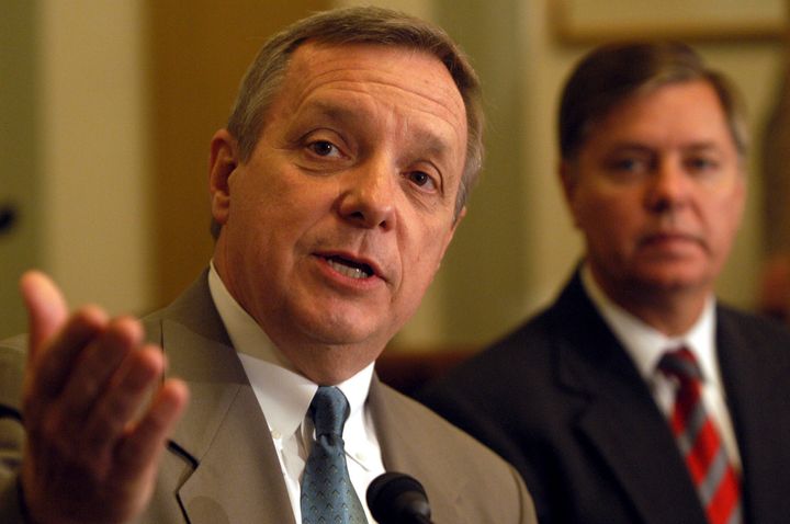 Sens. Dick Durbin (D-Ill.) and Lindsey Graham (R-S.C.) worked together on a comprehensive immigration reform bill in 2013.