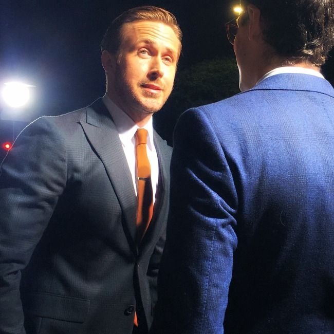 Ryan Gosling at the Los Angeles premiere of LaLa Land.