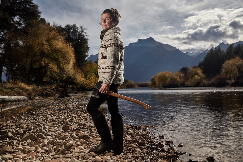 Callie, one of ten survivalists on Season 3 of <em>Alone</em>