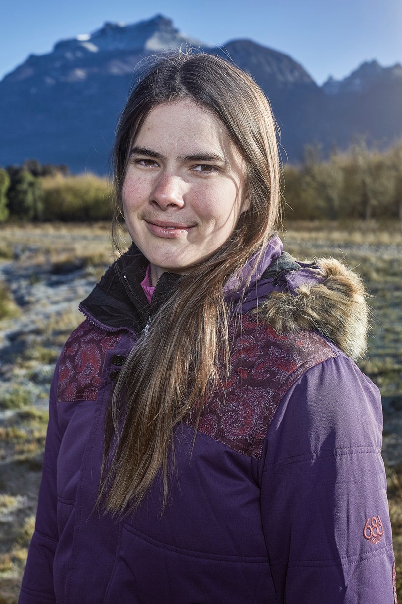 Carleigh, one of the survivalists on Season 3 of <em>Alone</em> on HISTORY.