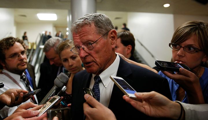 Keynote speaker Sen. James Inhofe said climate change deniers “are winning this thing very clearly.”