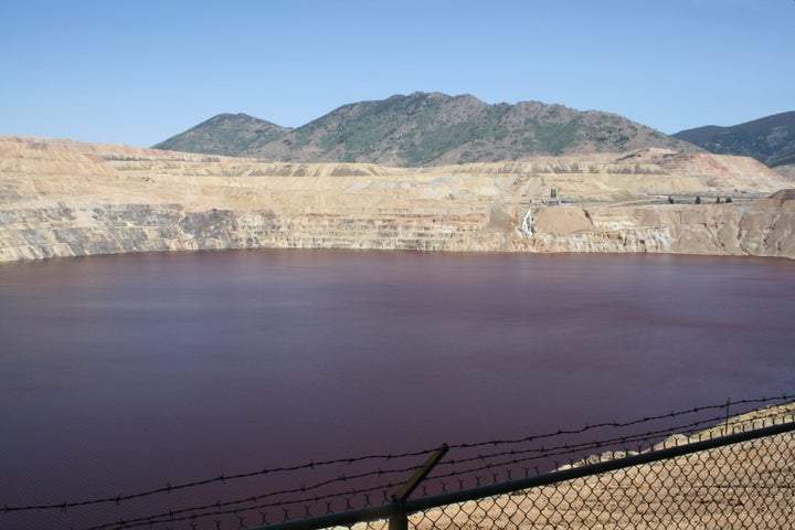 Berkeley Pit in Butte, Montana.