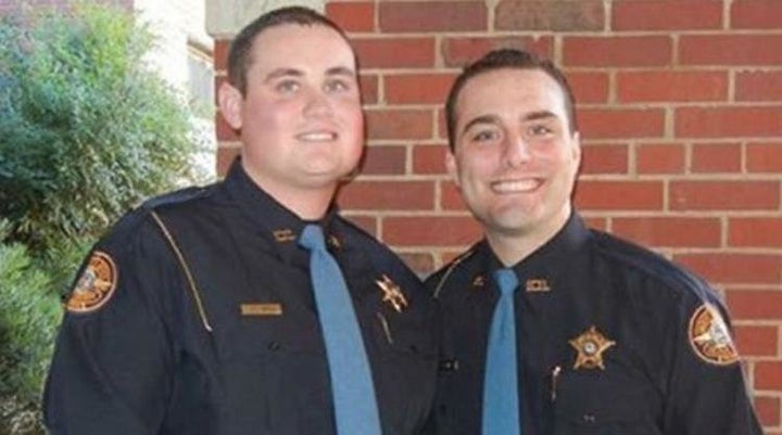 Officers Jody Smith (left) and Nicholas Smarr.