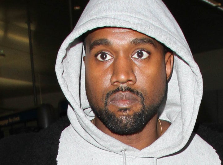 Kanye West seen at LAX days before his hospitalization.