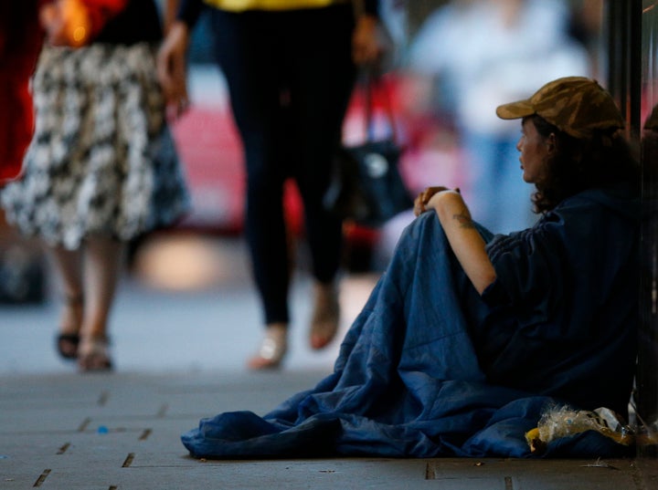 <strong>Crisis warned that rough sleepers were facing 'ever more hostile streets' (file picture)</strong>