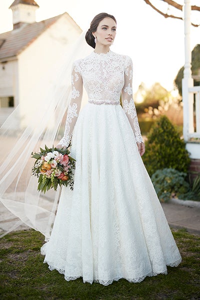 sachin and babi light blue dress The 10 Biggest Bridal Trends for Spring 2016
