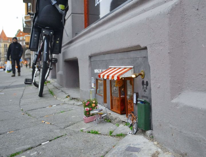 Artists in Sweden have constructed a restaurant for rodents.