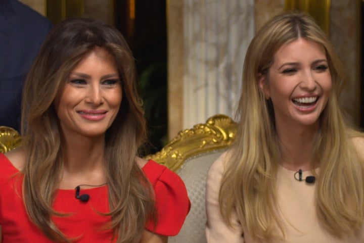 Melania Trump and Ivanka Trump.