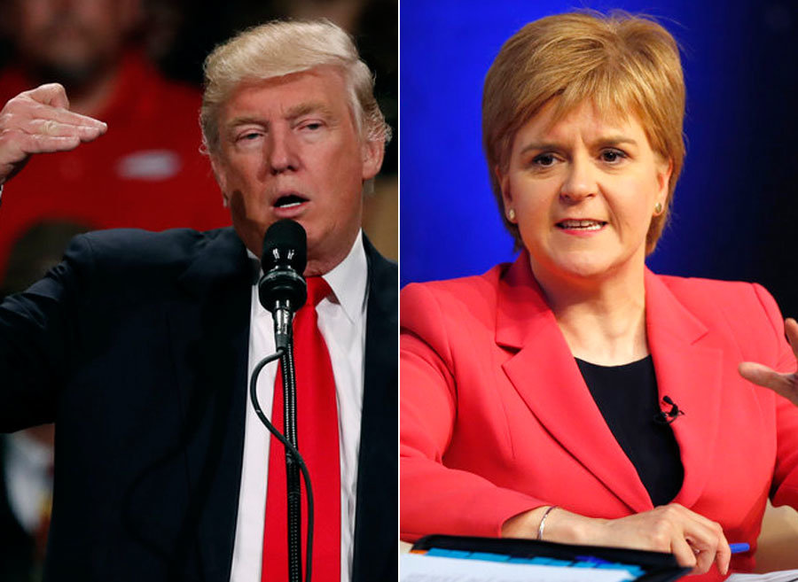 Donald Trump Phones Nicola Sturgeon, One Of His Fiercest Critics, To ...