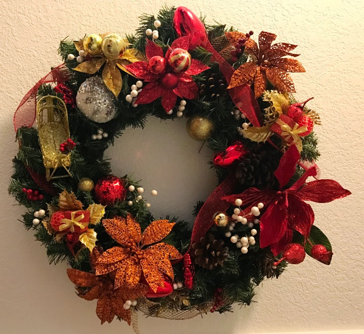 <p>Made during a recent wreath party by yours truly</p>