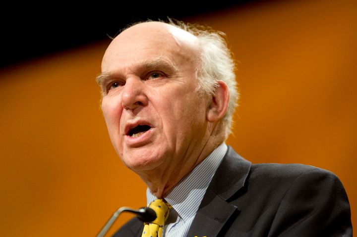 Sir Vince Cable (pictured) said Rupert Murdoch’s latest takeover bid for broadcaster Sky should be investigated.