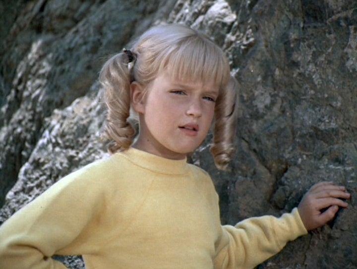 Susan Olsen playing the ever-adorable Cindy Brady in 1971.