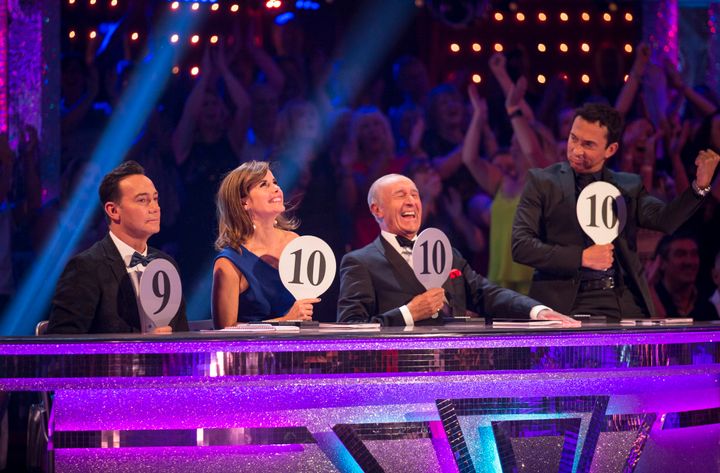 <strong>The viewers' votes are combined with the judges' scores </strong>