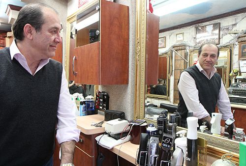 He cuts hair — and listens to his customers’ stories.