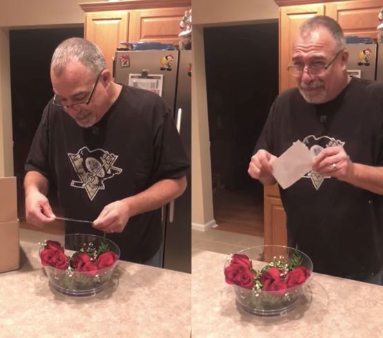 Lifelong Penn State fan Dean Yockey broke down in tears when surprised with tickets to watch his favorite team play in the Rose Bowl next month.