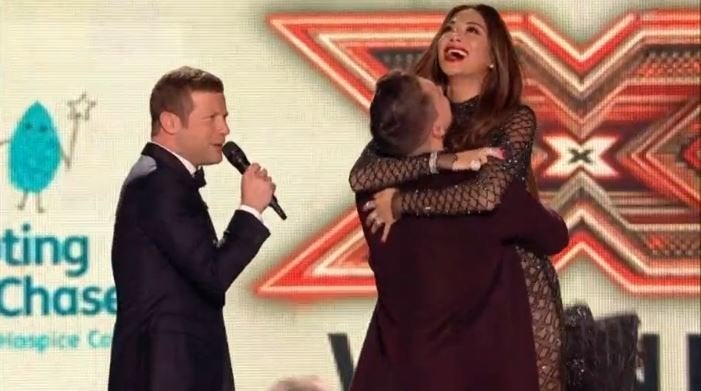 Matt's mentor Nicole Scherzinger was overjoyed at his win