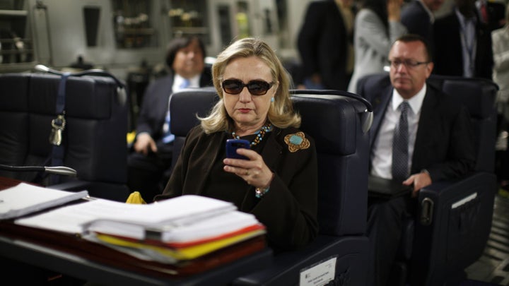 This now-infamous photograph spurred the “Texts from Hillary” internet meme and demarcates a time when Clinton was beloved as Secretary of State, receiving high marks from the media and the public alike. In 2012 her approval ratings soared to 69%.