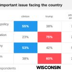 Exit polls from Wisconsin in the 2016 general election.