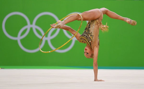 Yana Kudravtseva, youngest rhythmic gymnastics world champion. 