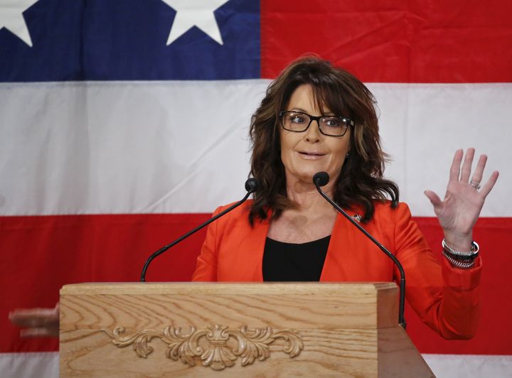 Sarah Palin promises to keep an eye on Russia. 