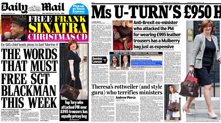 <strong>The Daily Mail on Monday devoted devoted four whole pages and a third of its front page to the saga</strong>