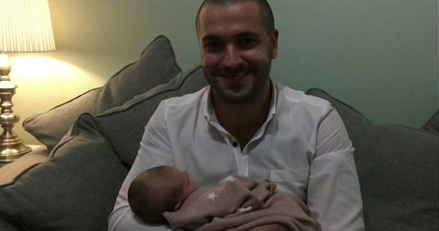 Shayne Ward and his daughter Willow.