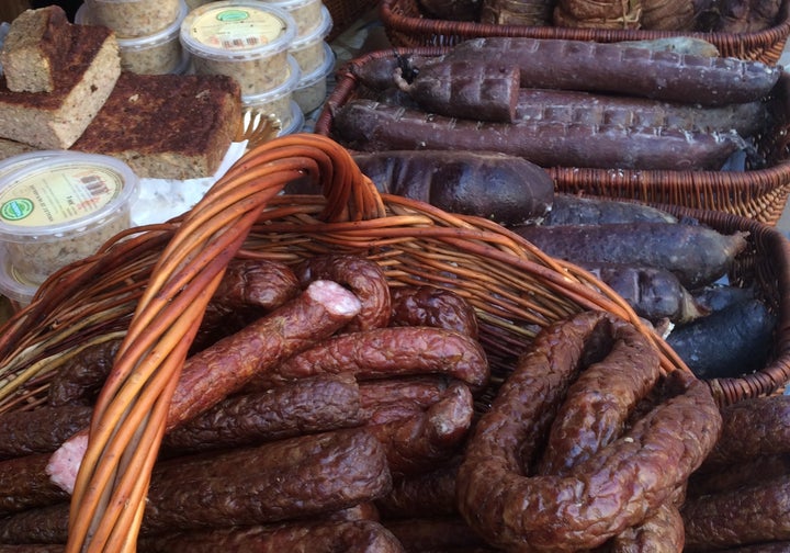 <p>Food at the Lublin European Taste Festival</p>