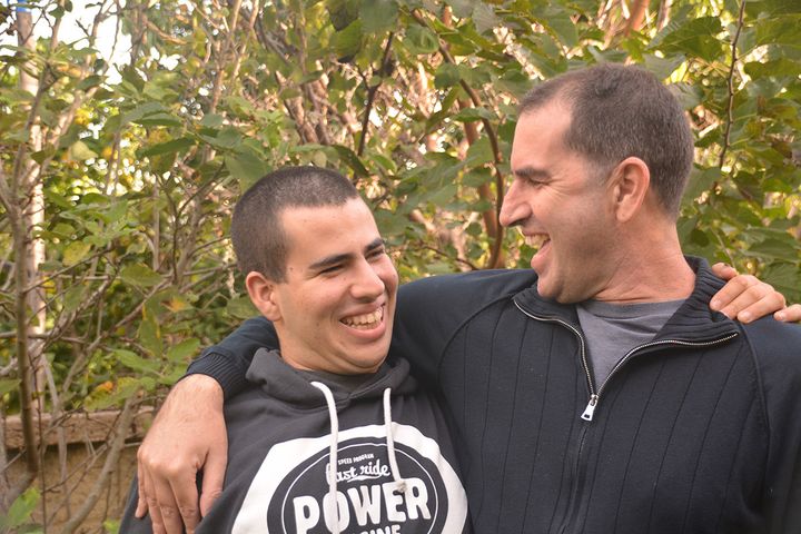 AngelSense Co-Founder, Doron Sommer and his son Itamar.