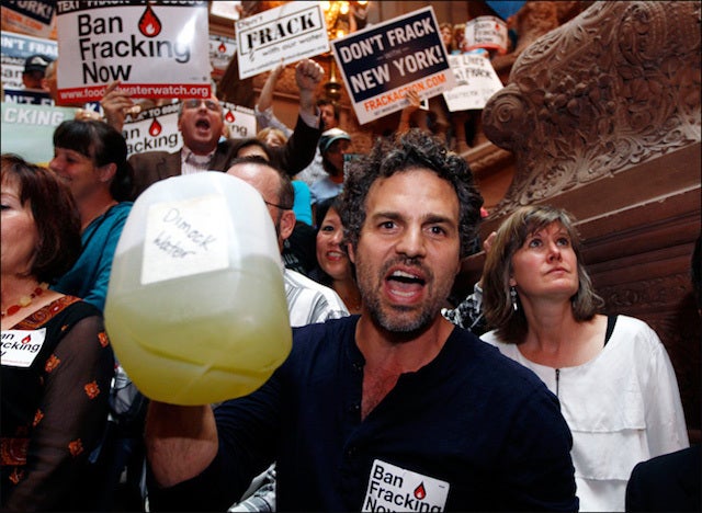 <strong>Actor Mark Ruffalo was allegedly put on the FBI terrorist watch list for his support of the anti-fracking documentary